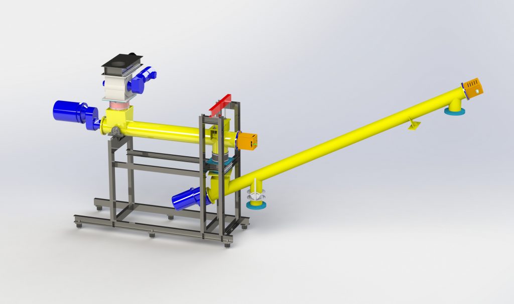 Modquip Pivot Weigh Screw Conveyors